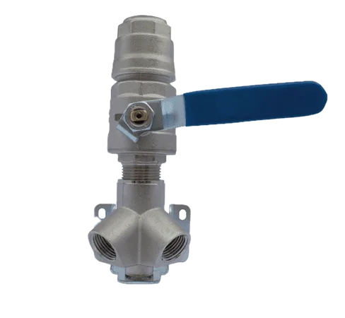 90665 – double outlet elbow tube x npt 45 w valve and mtg bracket 1 background removed